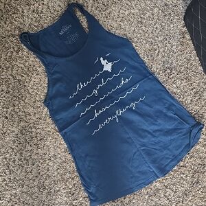 Disney Navy Graphic Tank Top